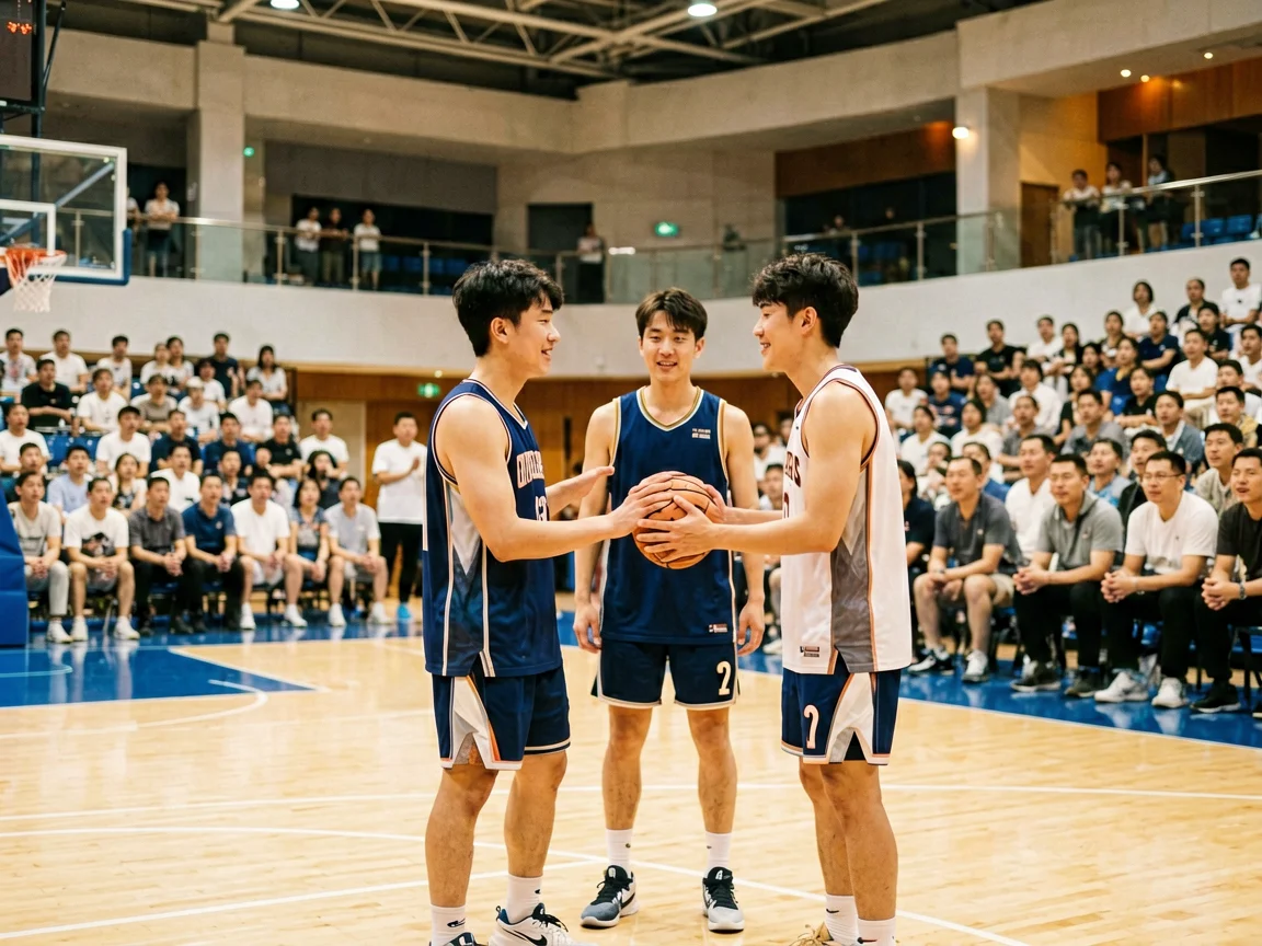 体育赛场准备,火炬传递